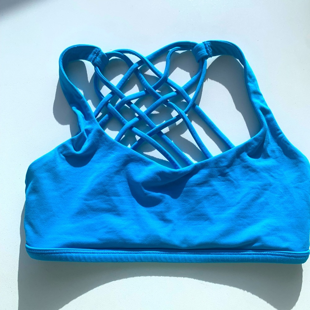 Lululemon blue sports bra